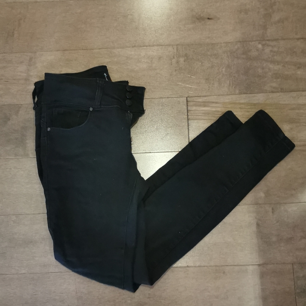 Booty shaped Wax jean mid rise